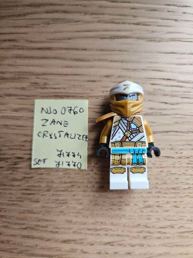 lego njo0760 zane crystalized, set ninjago 71774, 71770