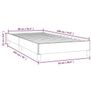 Bed Frame without Mattress Black 90x190 cm Single Single Velvet Image 4