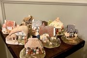 Miniature cottages X 8