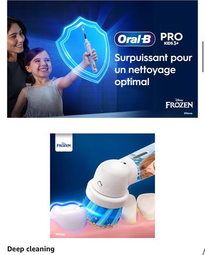 ORAL B VPRO Kids Electric Toothbrush Spider Man