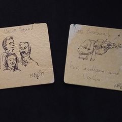 The Voice Squad , Marie Breathnach , Whelan's Pub 1993 , Dublin - Smithwick's Beer Mat