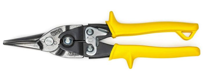 Wiss M3R 248 mm MetalMaster Tin Snips with Lever Transmission, Left, Right and Straight Cutting - Yellow