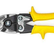 Wiss M3R 248 mm MetalMaster Tin Snips with Lever Transmission, Left, Right and Straight Cutting - Yellow