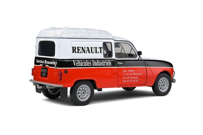 Renault 4 Lf4 Service Van 1988 New In Box 1/18