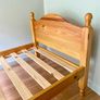 Pine single bed Image 4