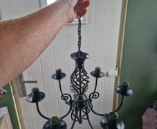 chandelier black x2 quick sale