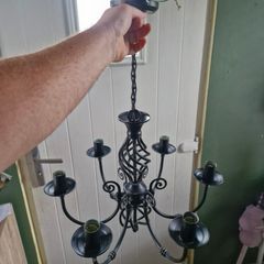 chandelier black x2 quick sale