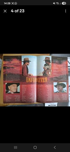 Unforgiven Press Kit Clint Eastwood