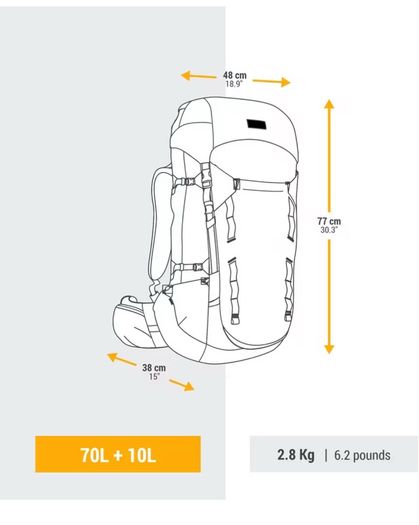 travelling backpack