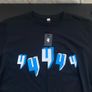 Black and Blue Yelir T Shirt Image 3