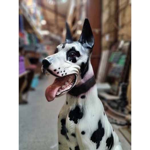 Great Dane Ceramic Floor Statue KAS1372