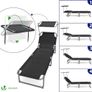 Folding Sun Loungers Set of 2 Image 7