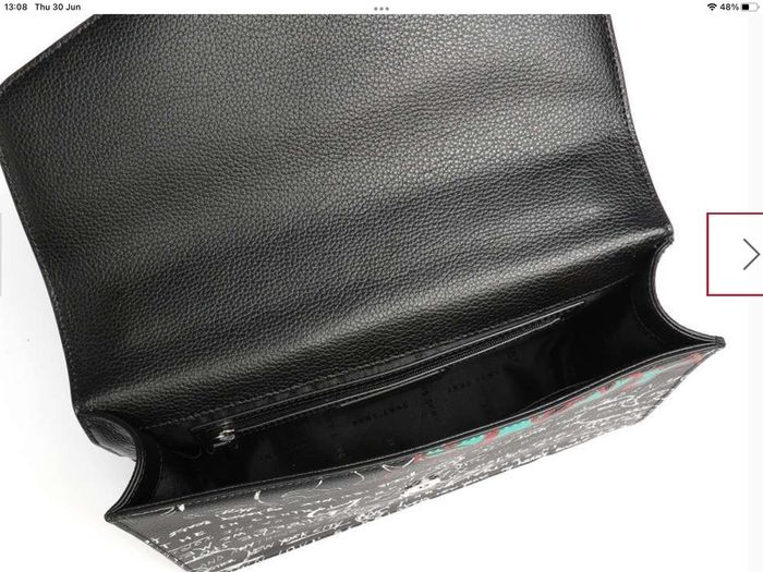 DKNY Elissa Leather Graffiti Handbag