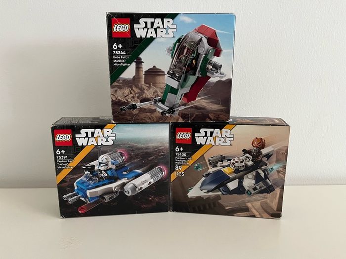 LEGO Star Wars Microfighter Bundle x3 75400,75391,75344