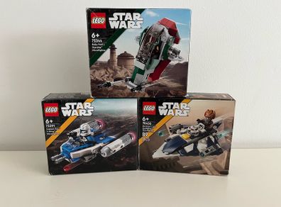 LEGO Star Wars Microfighter Bundle x3 75400,75391,75344