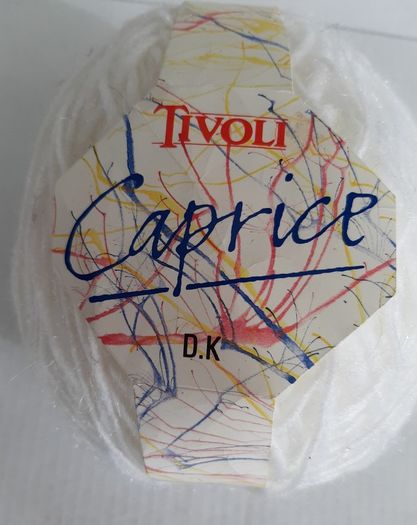 New white knitting or crocheting wool