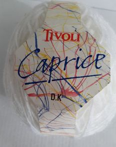 New white knitting or crocheting wool