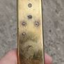 Zecol Art Deco Hanging Brass Oven Thermometer Image 5