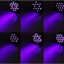 UV Black Lights, 72W 36 LED Par Light by Remote and DMX Disco Blacklight Spotlight for Glow Fluorescent Party DJ Disco Bar Stage Lighting Shows Image 2