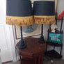 2 x Art Deco Style Fringed Lamps Image 5