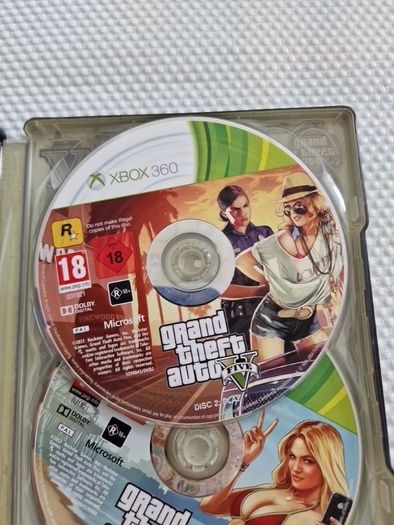 Grand Theft Auto V Five Steelbook Xbox360 Games Original