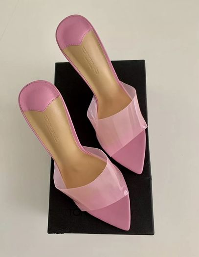 Light Pink Tony Bianco Vinyl musk Marley Heels Uk Size 7 1/2 BNIB