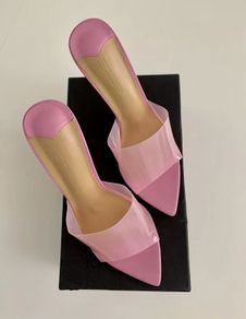 Light Pink Tony Bianco Vinyl musk Marley Heels Uk Size 7 1/2 BNIB