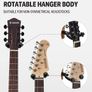 Guitar Wall Mount Hanger Black Walnut Wall Hook for String Instruments, Guitars, Bass, Folk Ukulele, Violin, Mandolin Banjo, Guitar Wall Holder (FREE SHIPPING) Image 6