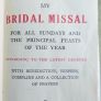 Vintage BRIDAL PRAYER BOOK 1957 Mother of Pearl Catholic in Case Image 10