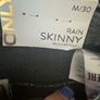 BNWT Only Rain skinny regular waist stretchy grey denim jeans size M/30 UK10 EU38 Postage included Image 8