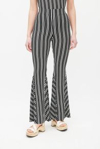 Beaufille Striped Bell Bottom Trousers