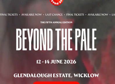 Beyond the Pale Weekend Camping Ticket - Early Bird Price