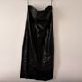 H&M Womens Black Crocodile-patterned Coated bandeau dress EU 42 Image 6