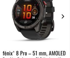 Garmin fenix 8 pro 51mm Amoled Brand New Sealed RECEIPT
