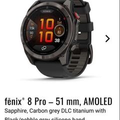 Garmin fenix 8 pro 51mm Amoled Brand New Sealed RECEIPT