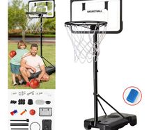 Basketball Hoop Freestanding 148-250CM Height Adjustable Set with Basketball - FREE DELIVERY