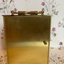 A vintage Staiger German quartz mantle clock. Height 5 inch 13cm. Width is 4 inch's 10cm Image 2