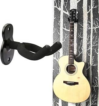 NEW SALE | 2 Pack Guitar Holder Wall Mount Guitar Hanger, Guitar Wall Mount Display Bracket Hooks for Electric Guitar, Classical Acoustic Guitar, Bass Ukulele Mandolin Banjo