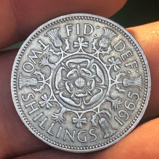 1965 Florin /Two Shillings Elizabeth II