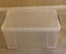 Large 84L plastic containers