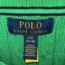 Polo Ralph Lauren Kids Cable-Knit Cotton Jumper Kids 10-12 Yrs Lime Image 5