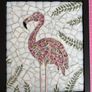 Handmade Framed Flamingo Mosaic Image 3