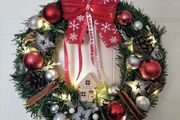 Christmas door wreath