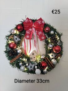 Christmas door wreath