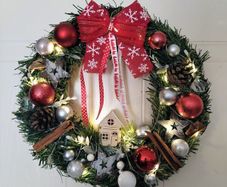 Christmas door wreath