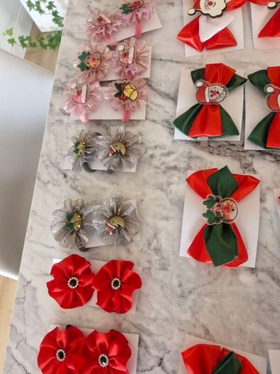Christmas hair  bows