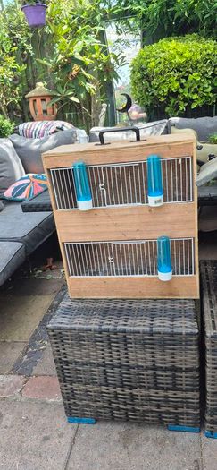2x bird cages