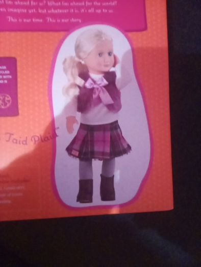 our generation a taid plaid clothes set, brand new