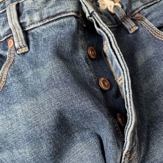 Next Men's super skinny indigo button fly jeans 34 / 31