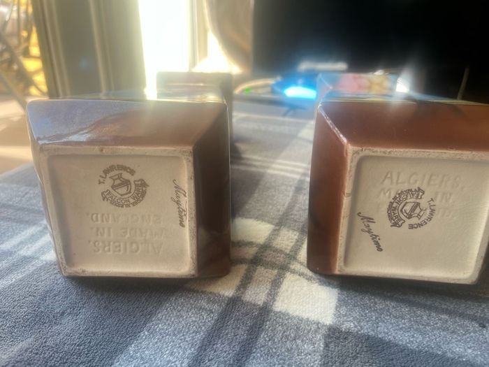 Pair of 1930s T. Lawrence Falcon Ware Marguerite Art Deco Vases
